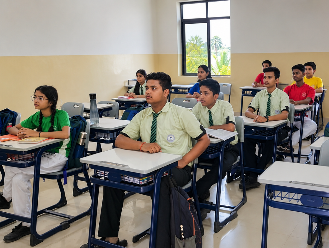 Secondary school students preparing for success